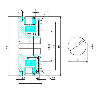 干式多片電磁離合器工作原理結構圖 干式多片電磁離合器工作原理結構圖